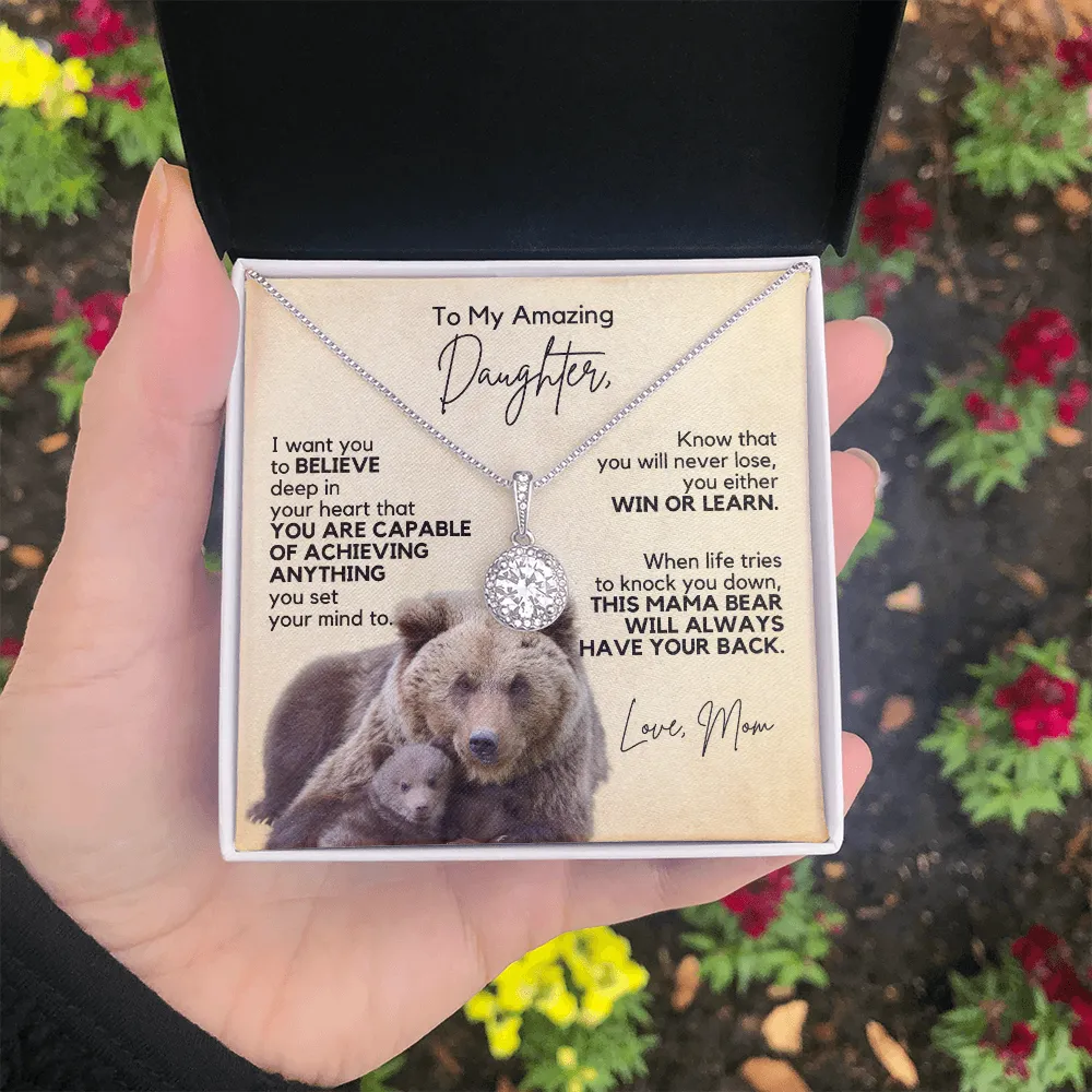 Gift for Daughter | Necklace from Mom | Win or Learn