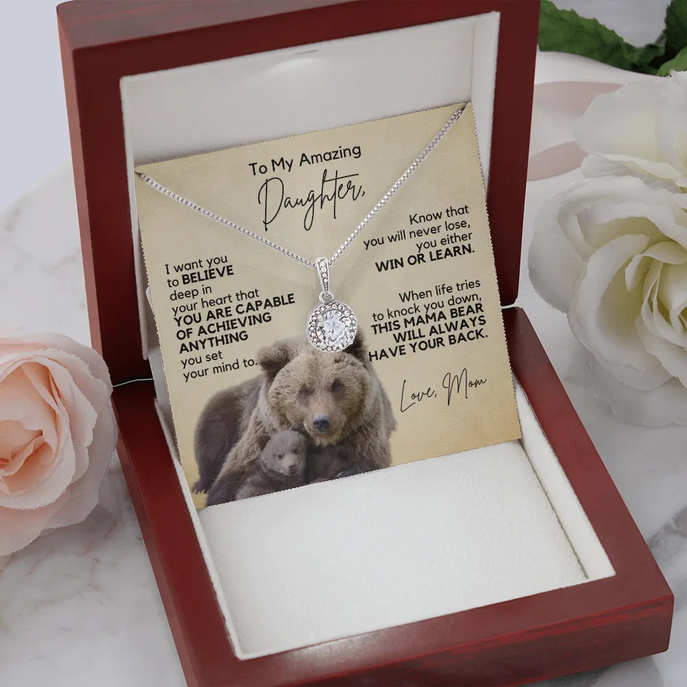 Gift for Daughter | Necklace from Mom | Win or Learn