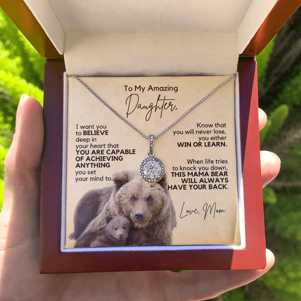 Gift for Daughter | Necklace from Mom | Win or Learn
