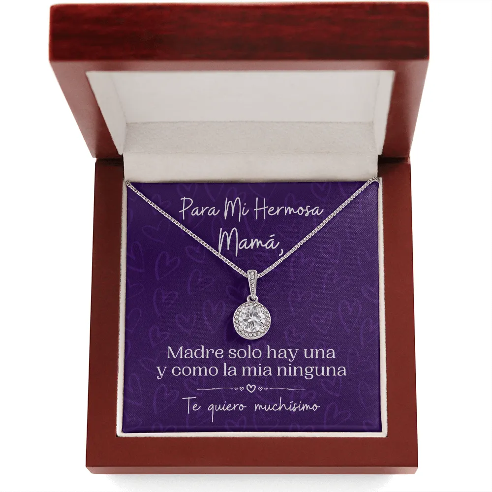 Gift for Latina Mamá | Necklace with Spanish Message
