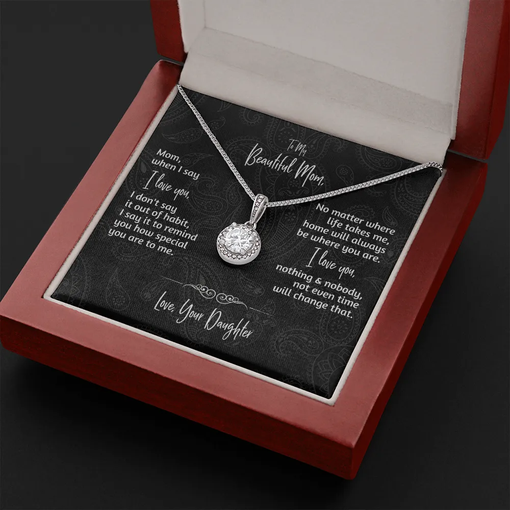 Gift for Mom | Necklace from Daughter | I Love You