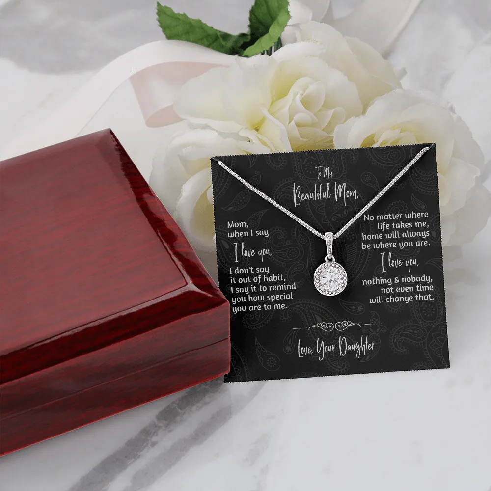 Gift for Mom | Necklace from Daughter | I Love You