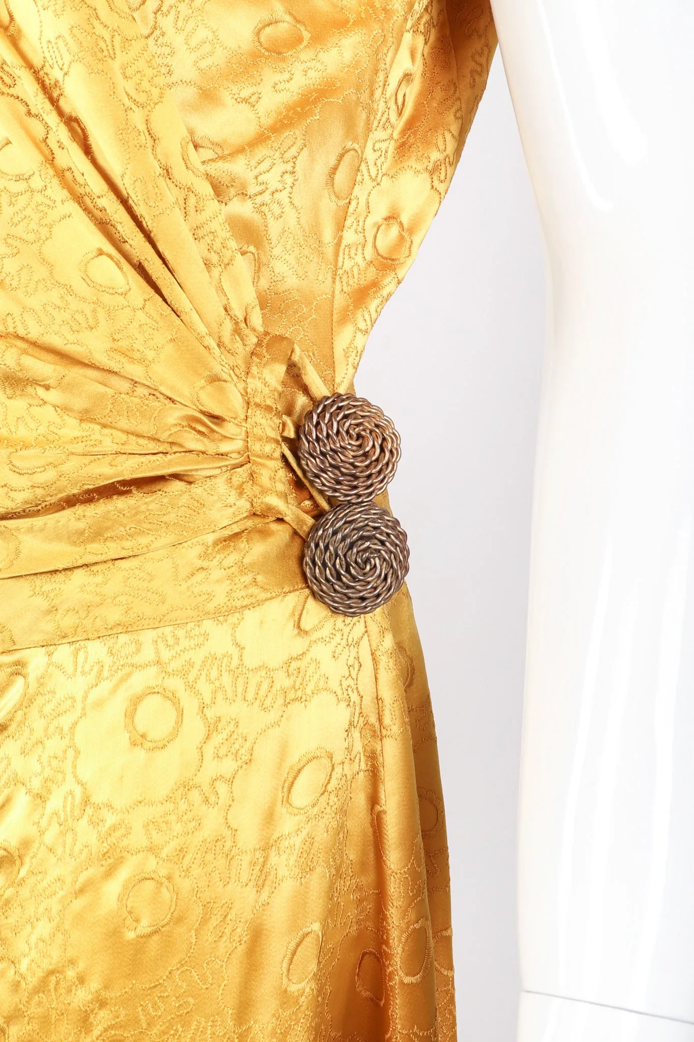 Golden Opium Satin Gown