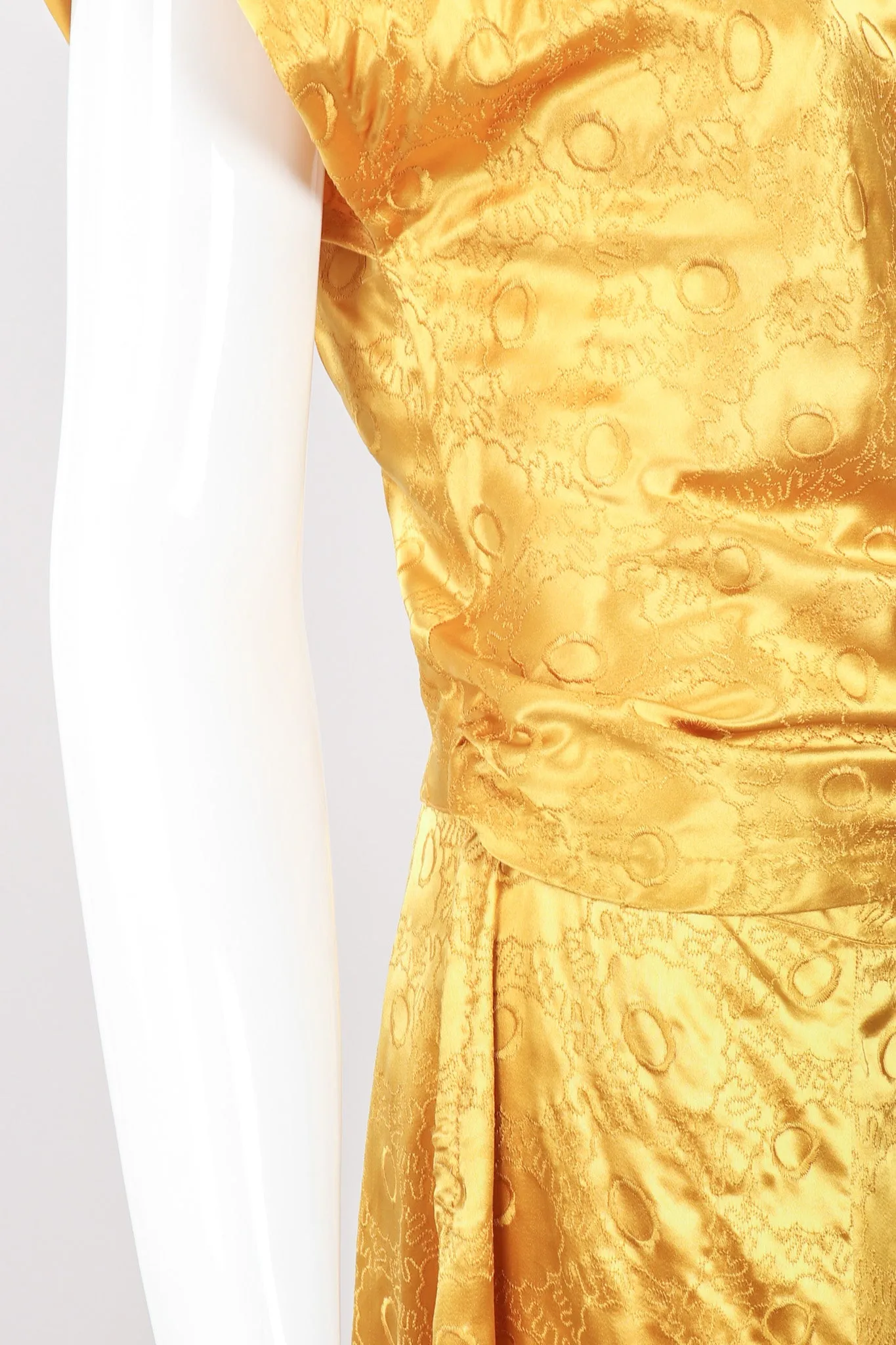 Golden Opium Satin Gown