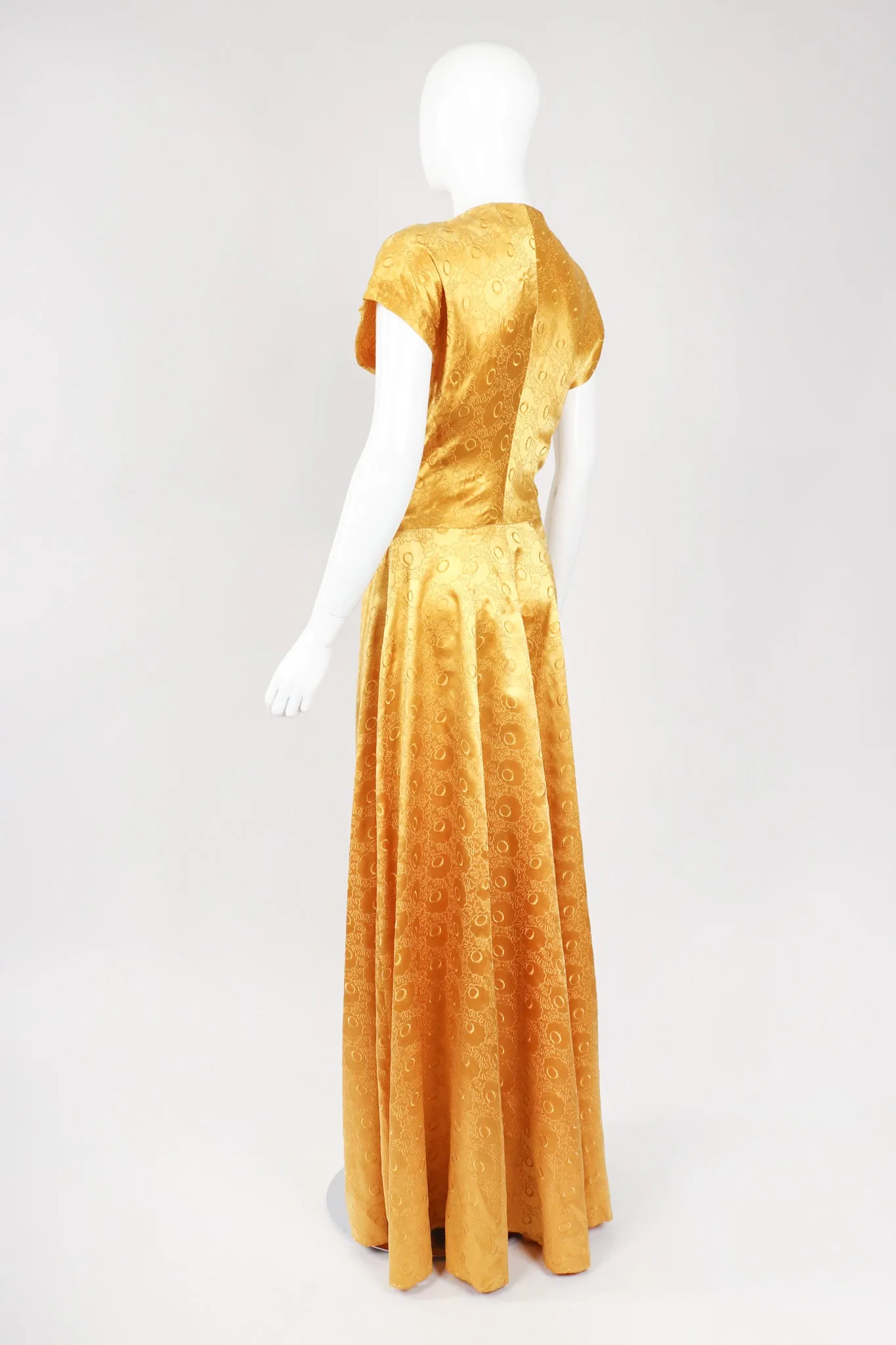 Golden Opium Satin Gown