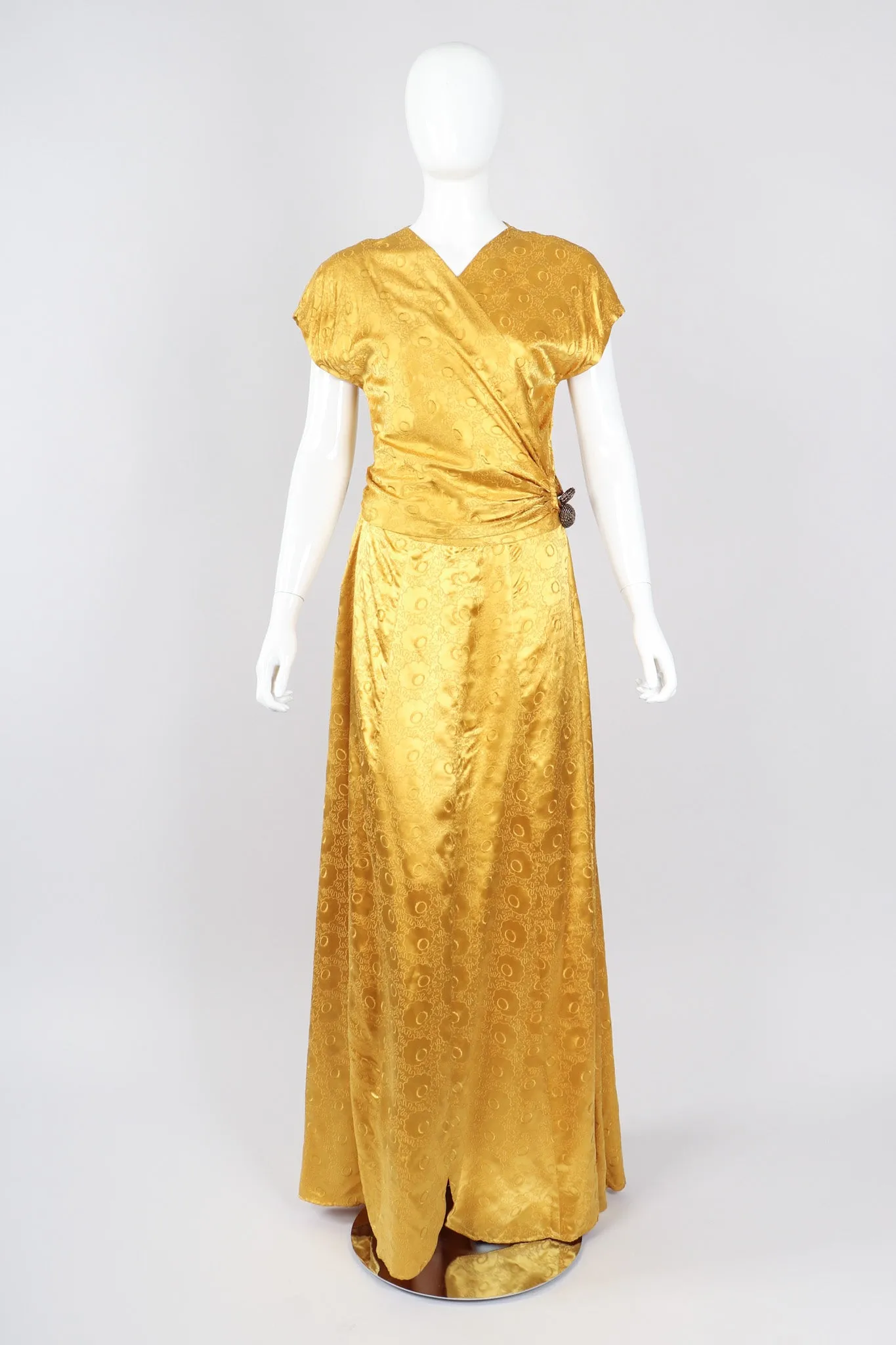 Golden Opium Satin Gown