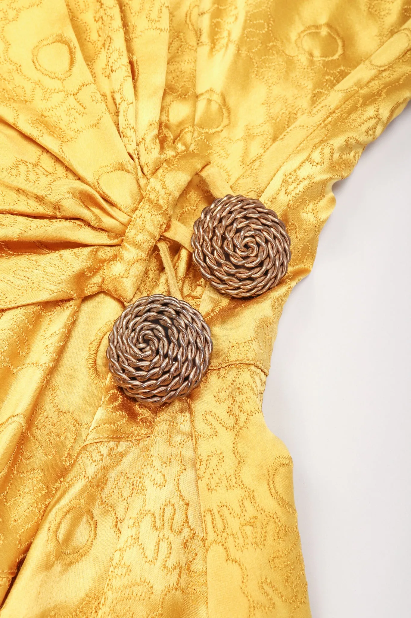 Golden Opium Satin Gown