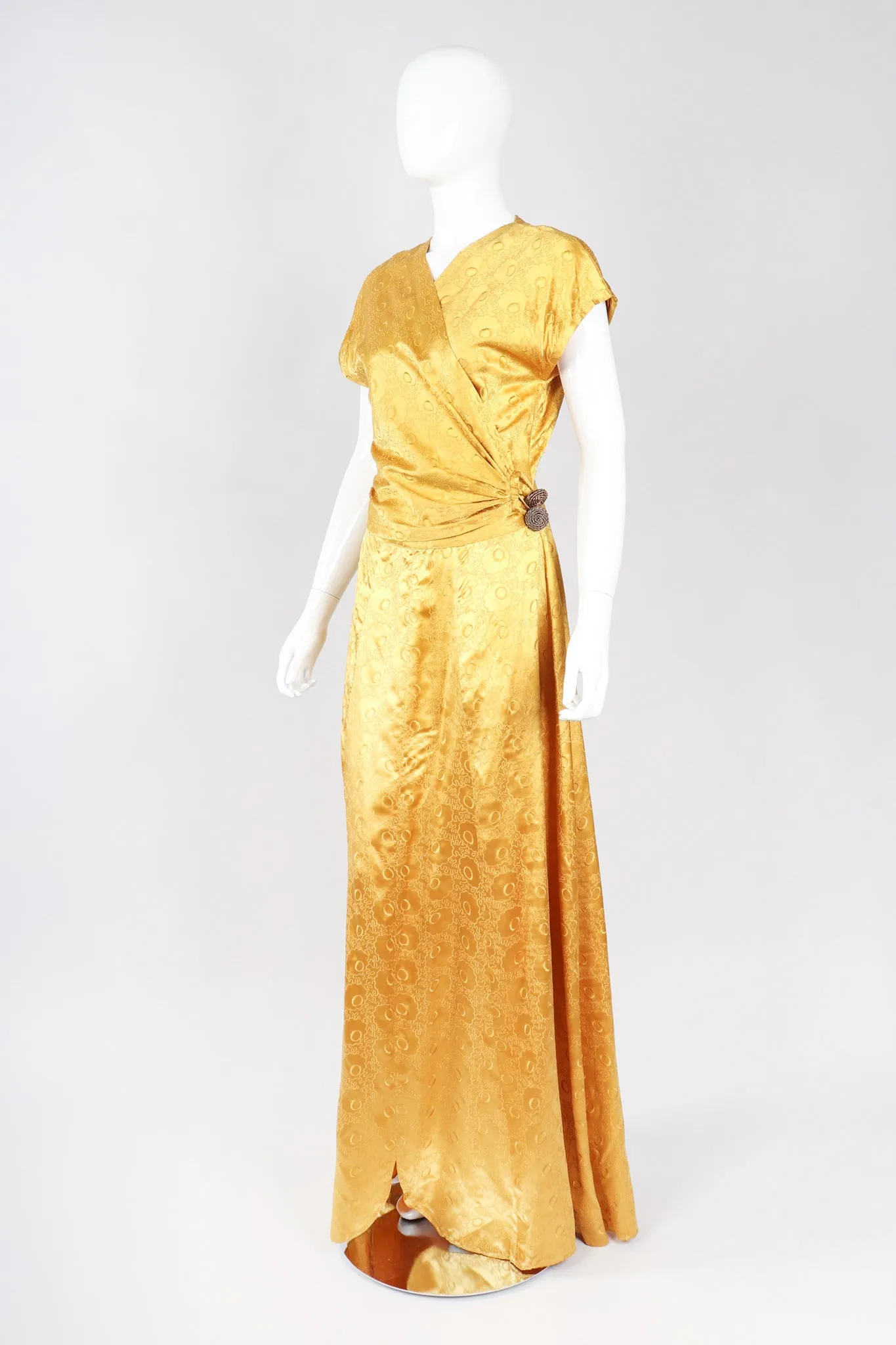 Golden Opium Satin Gown