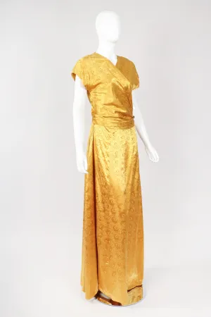 Golden Opium Satin Gown
