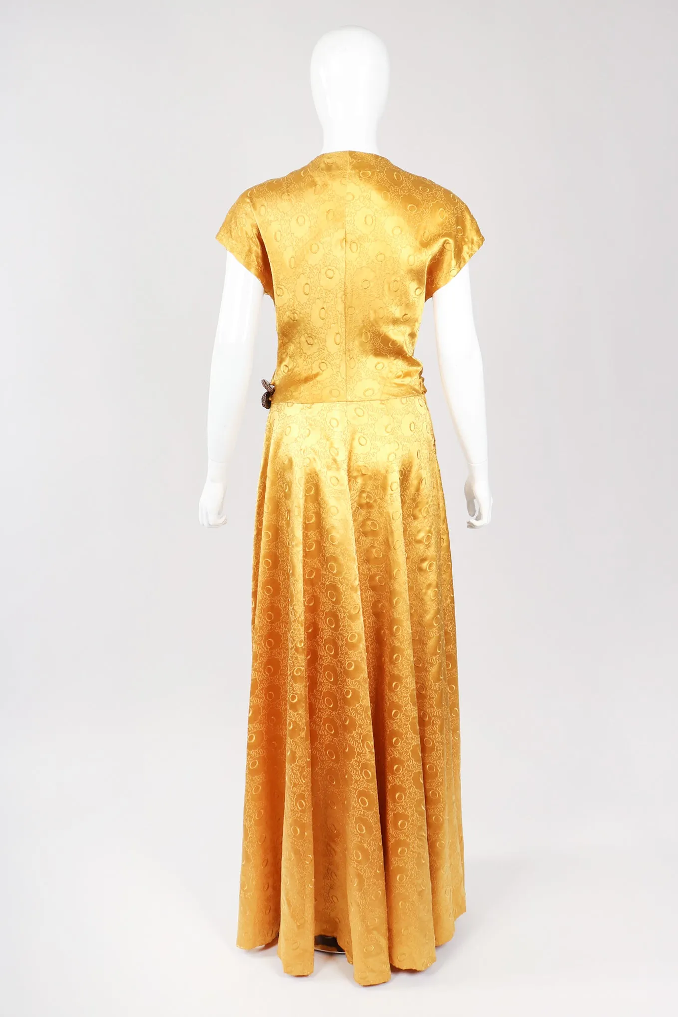 Golden Opium Satin Gown
