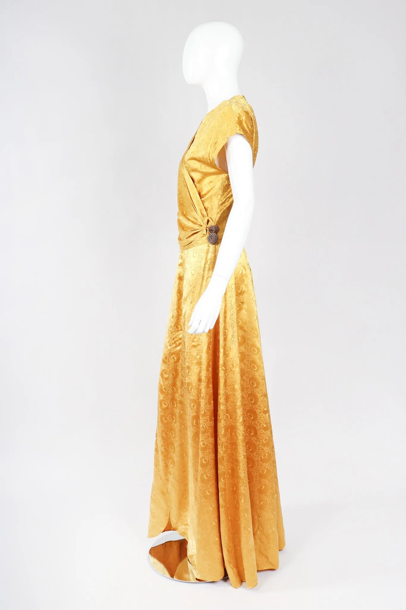 Golden Opium Satin Gown