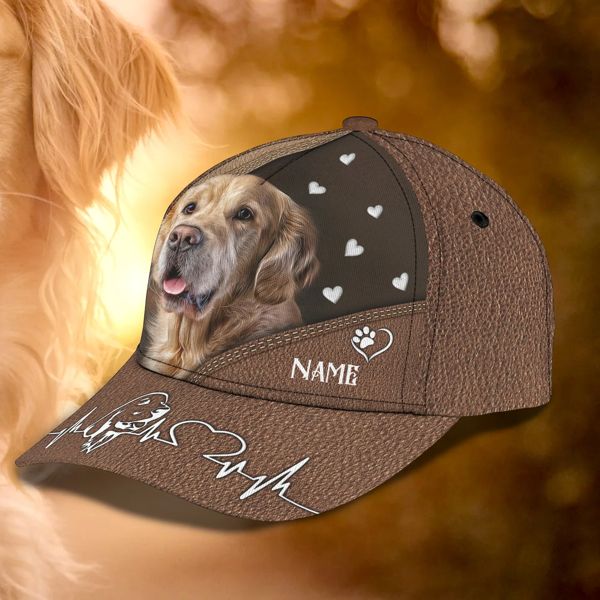 Golden - Personalized Name Cap - Tt99