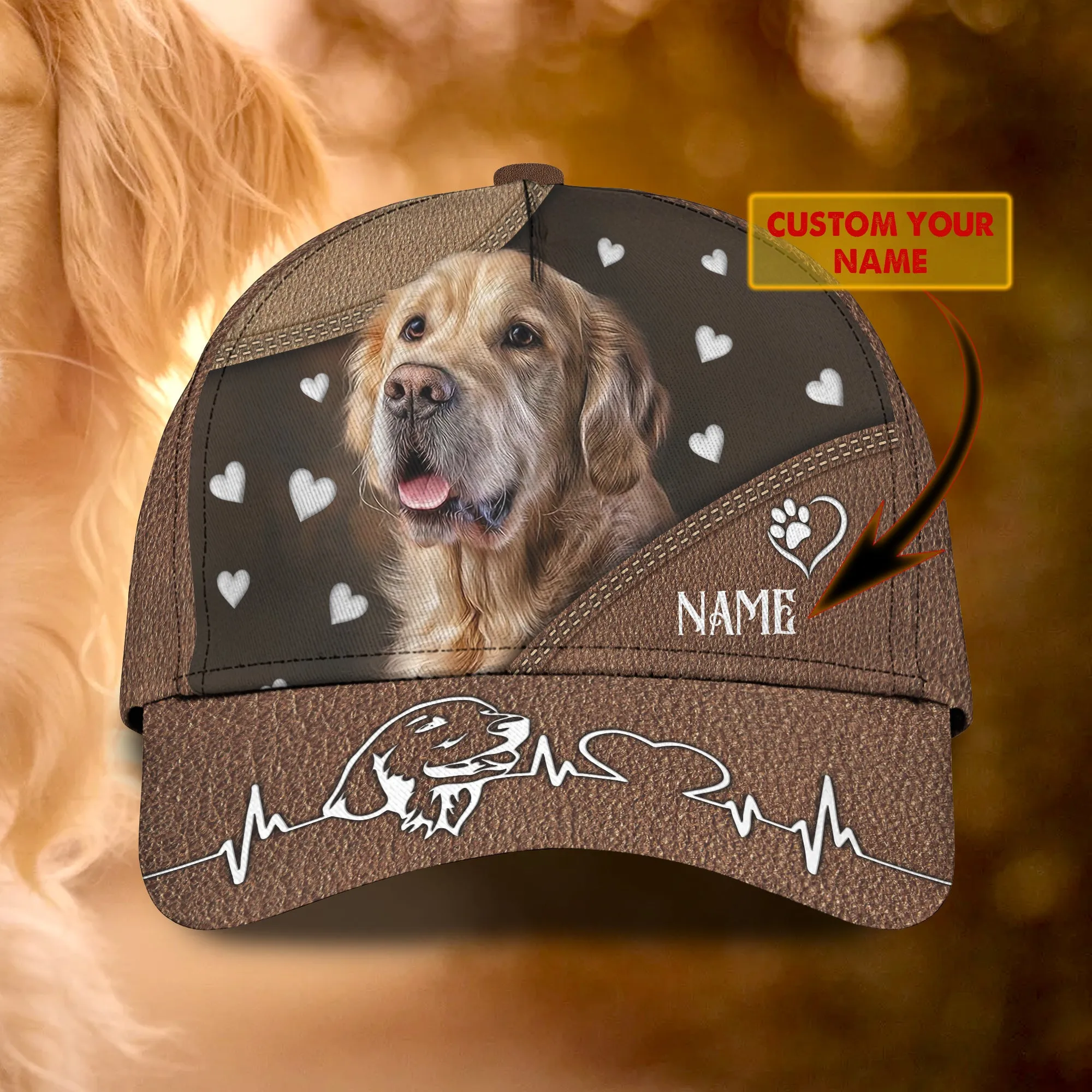 Golden - Personalized Name Cap - Tt99