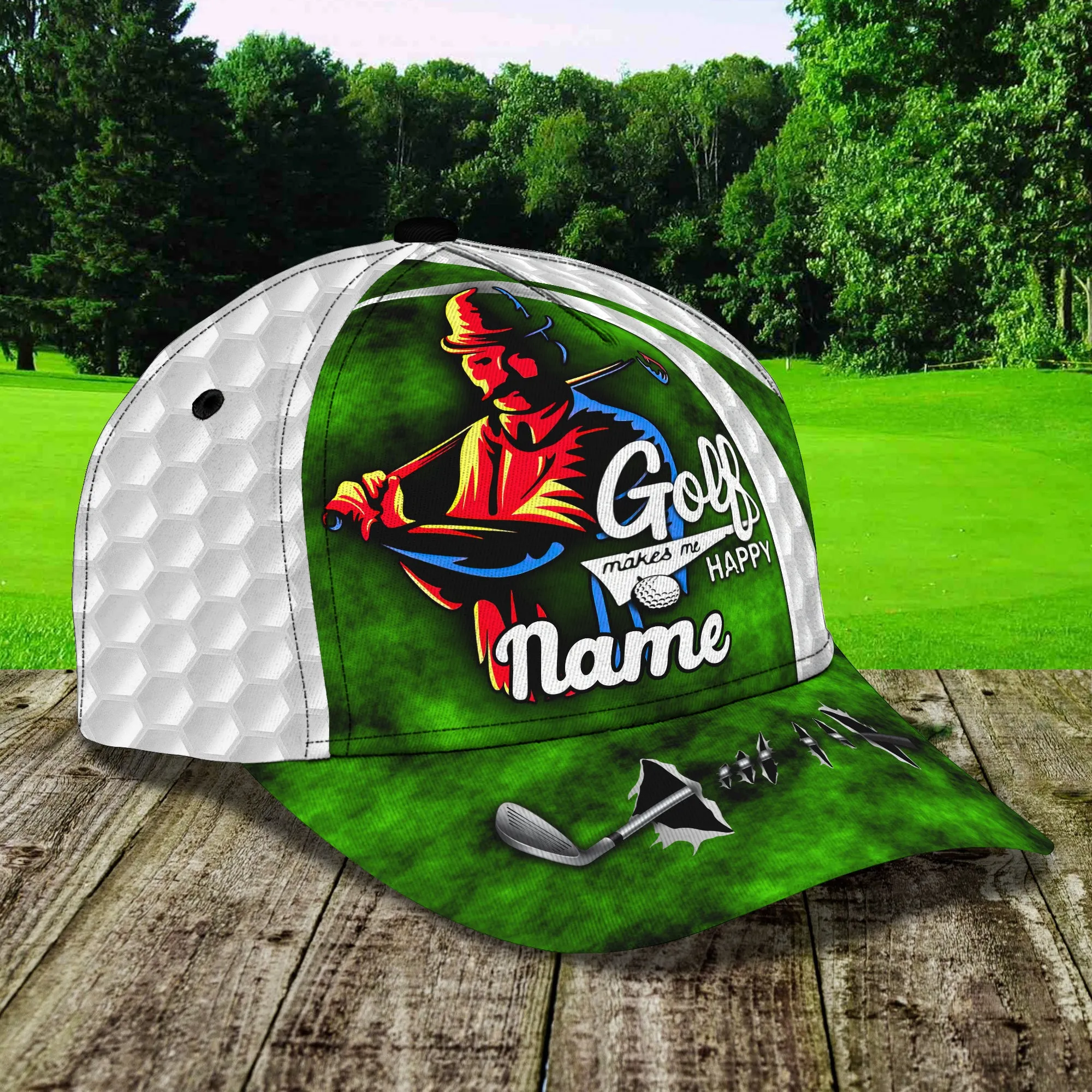 Golf Lover - Personalized Name Cap - Loop - Vhv-cap-043