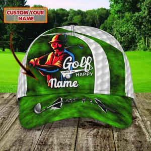 Golf Lover - Personalized Name Cap - Loop - Vhv-cap-043
