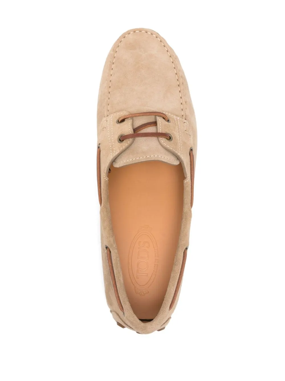 Gommino bubble suede leather loafers