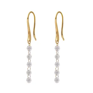 GRACE DIAMOND EARRING, GOLD