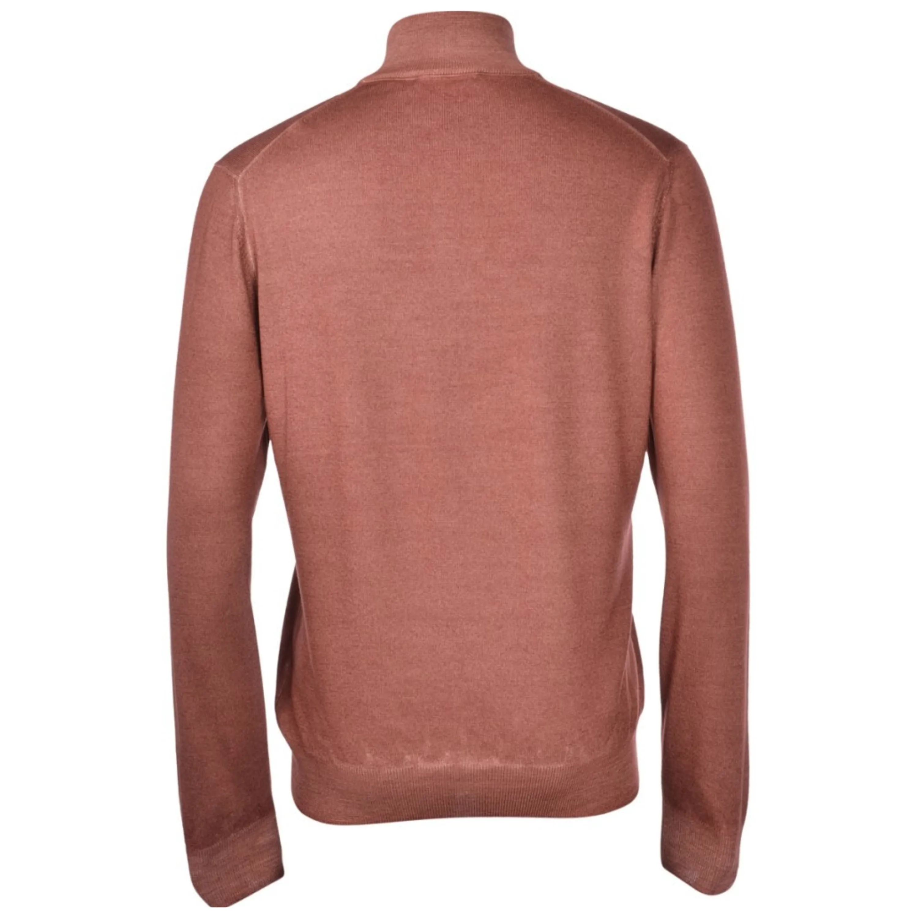 Gran Sasso Vintage Merino Half Zip Knitwear - Red