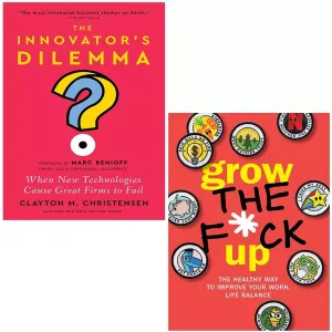 Grow the F*ck Up Chartwell Books, Innovator's Dilemma (HB) 2 Books Set