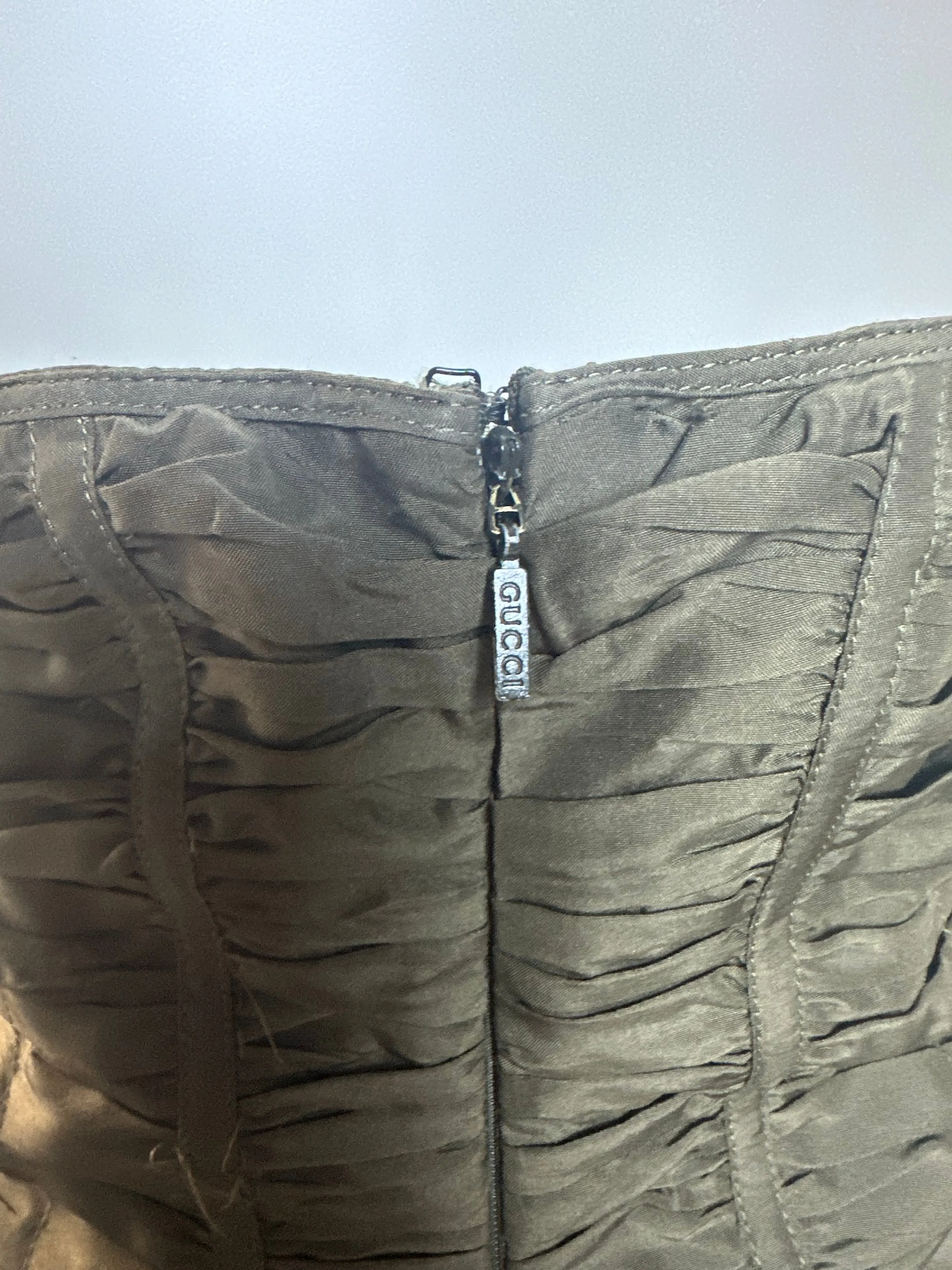 Gucci by Tom Ford SS 2001 Ruched Dress