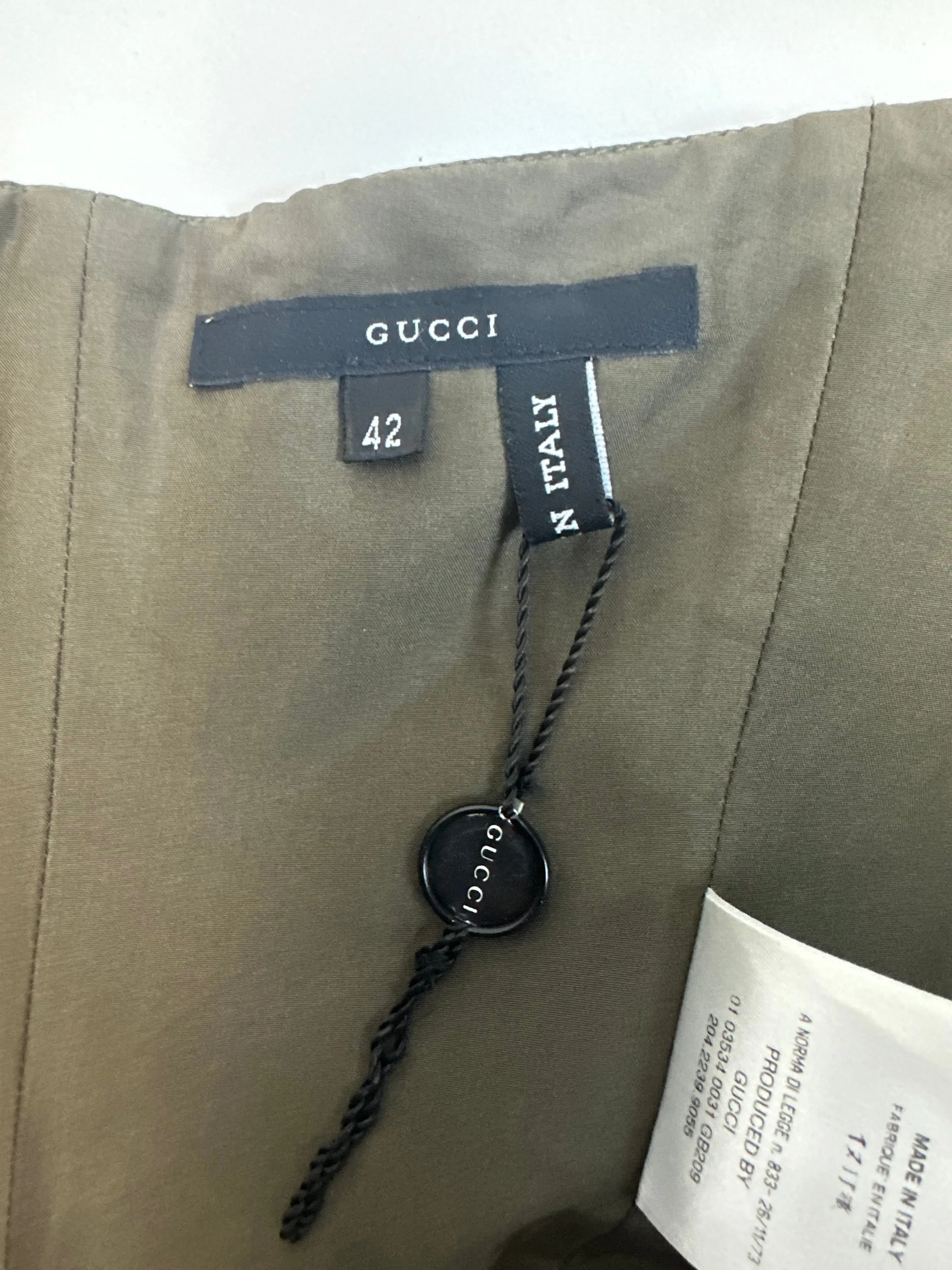 Gucci by Tom Ford SS 2001 Ruched Dress