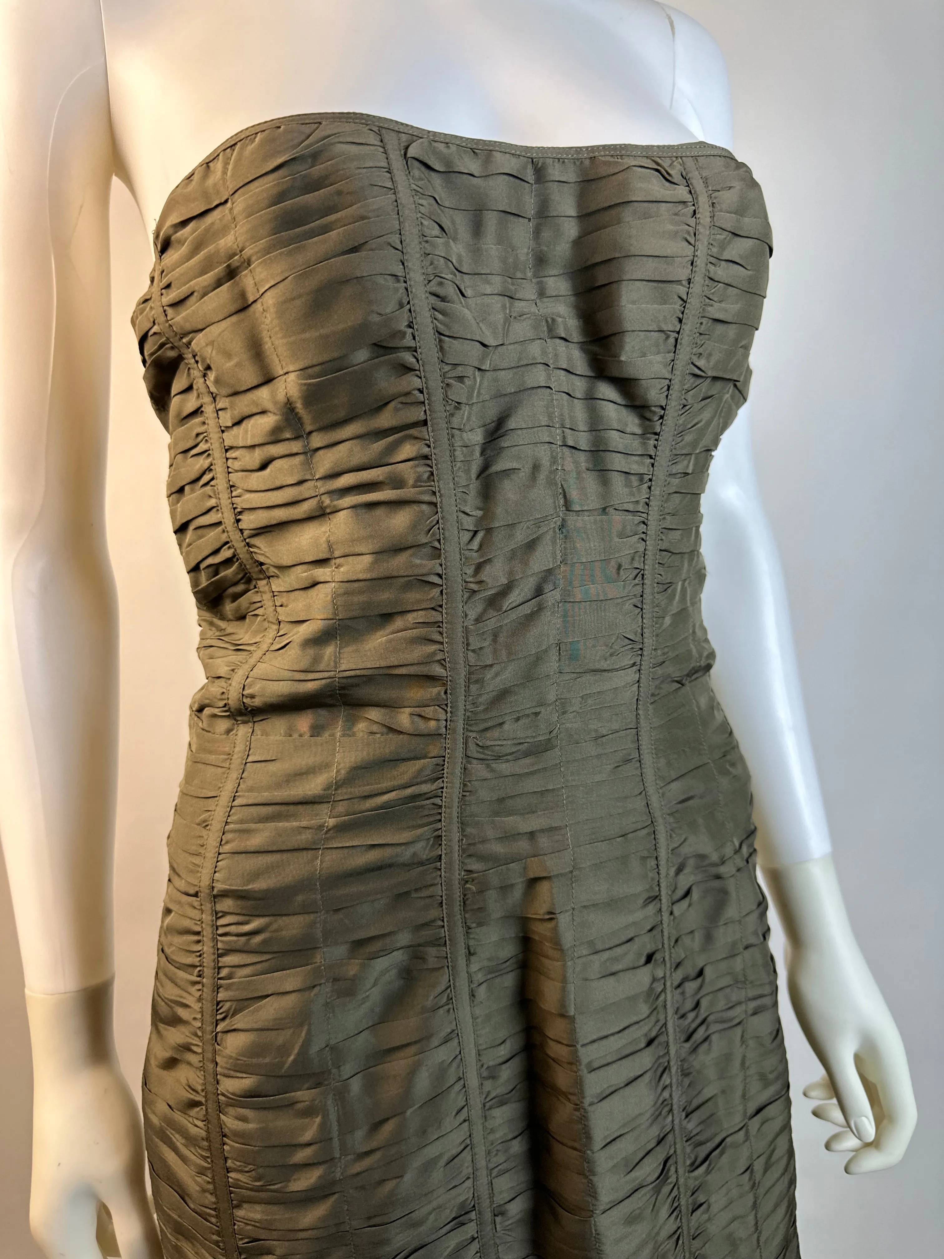 Gucci by Tom Ford SS 2001 Ruched Dress