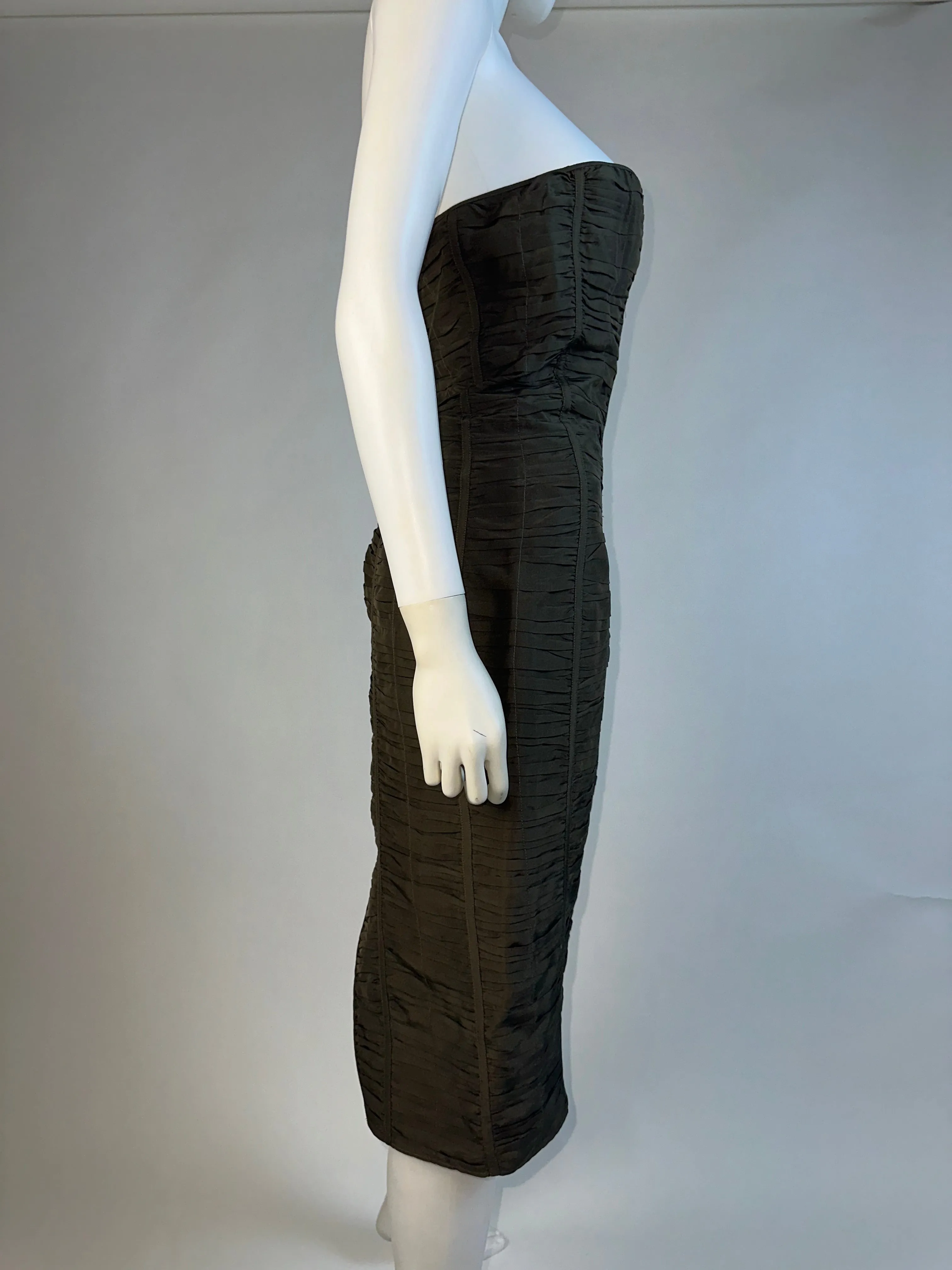 Gucci by Tom Ford SS 2001 Ruched Dress