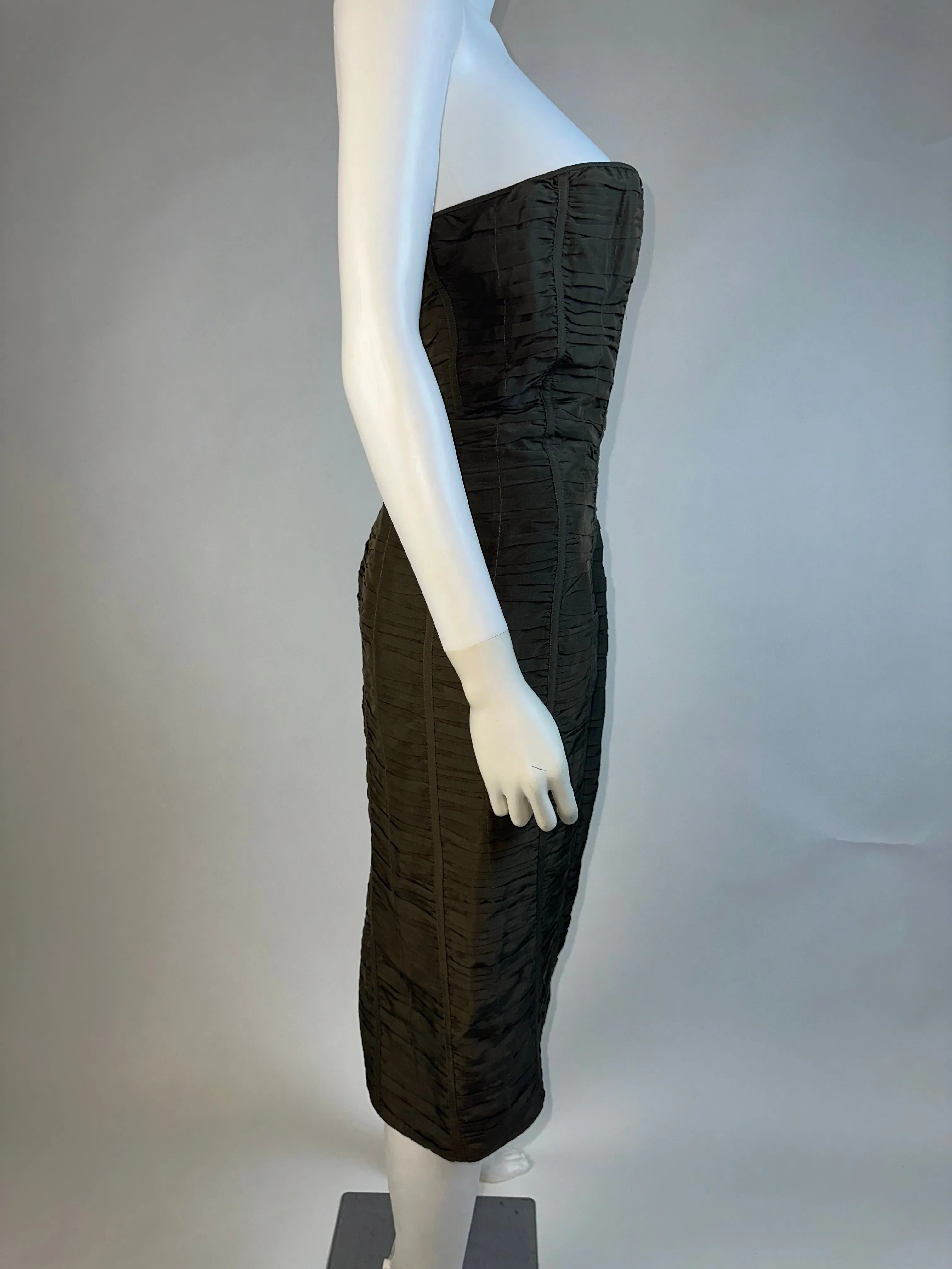 Gucci by Tom Ford SS 2001 Ruched Dress