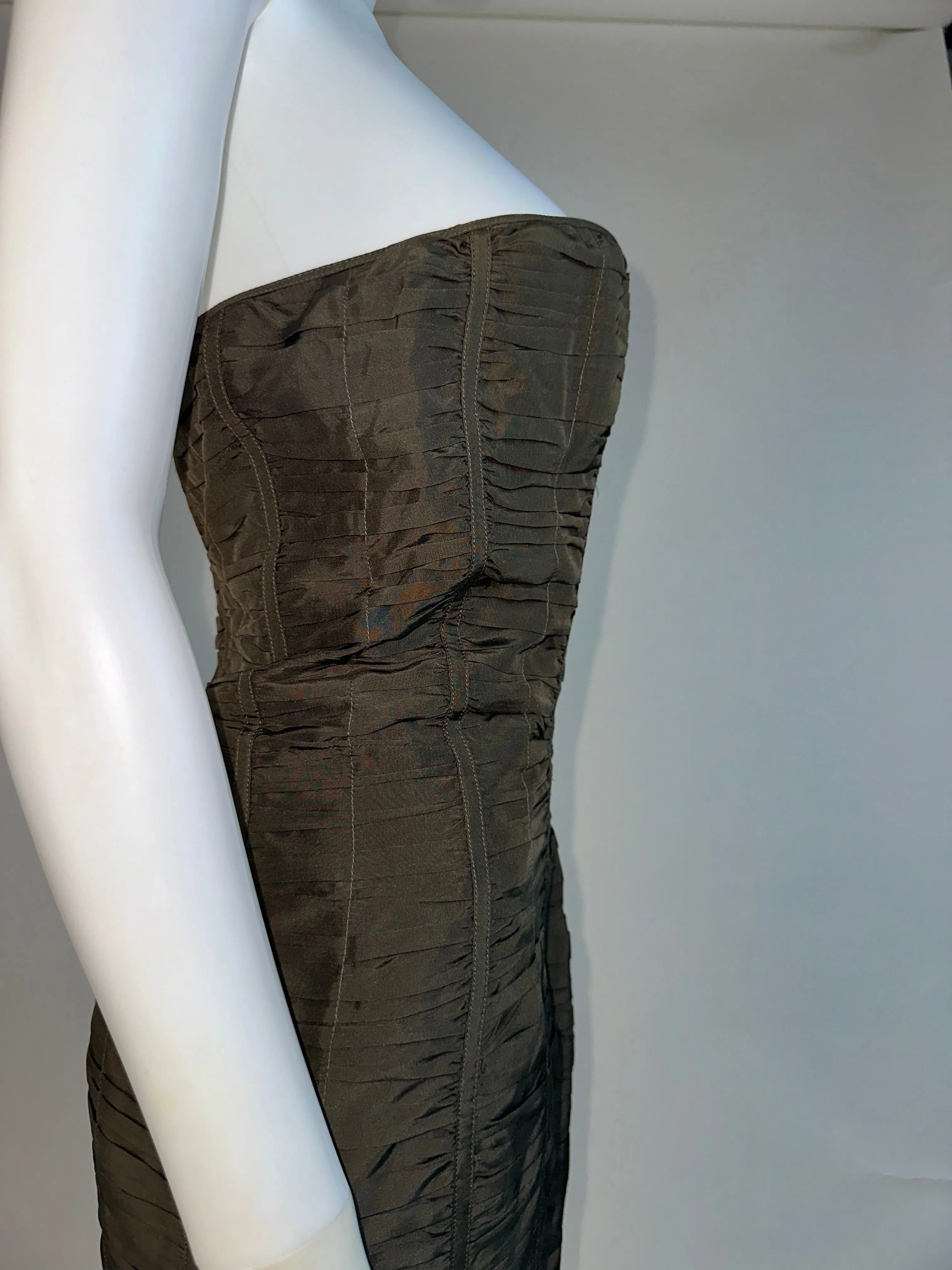 Gucci by Tom Ford SS 2001 Ruched Dress