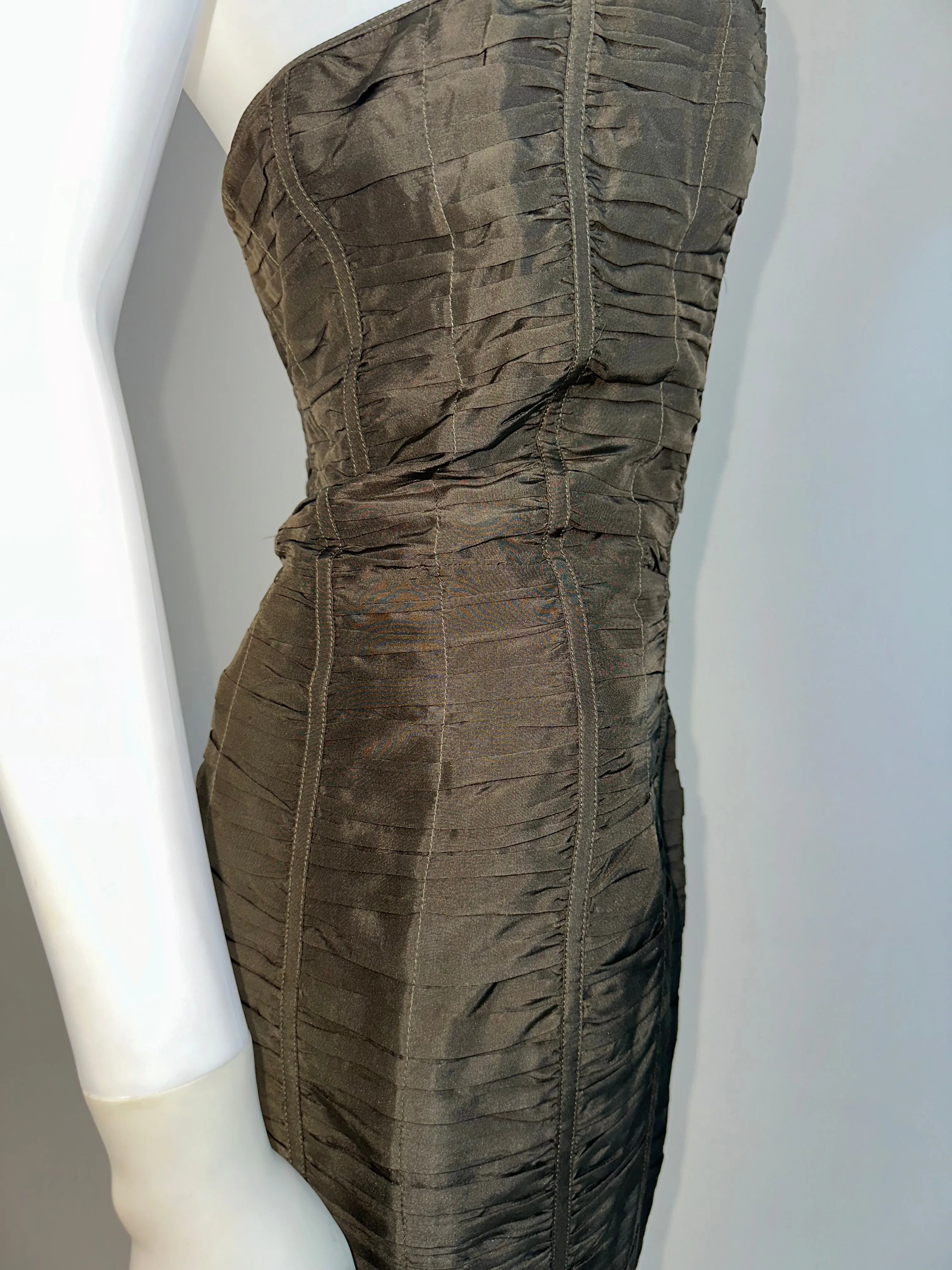 Gucci by Tom Ford SS 2001 Ruched Dress