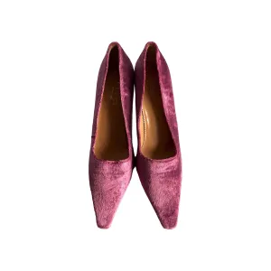 Gucci Pink Velvet Heels