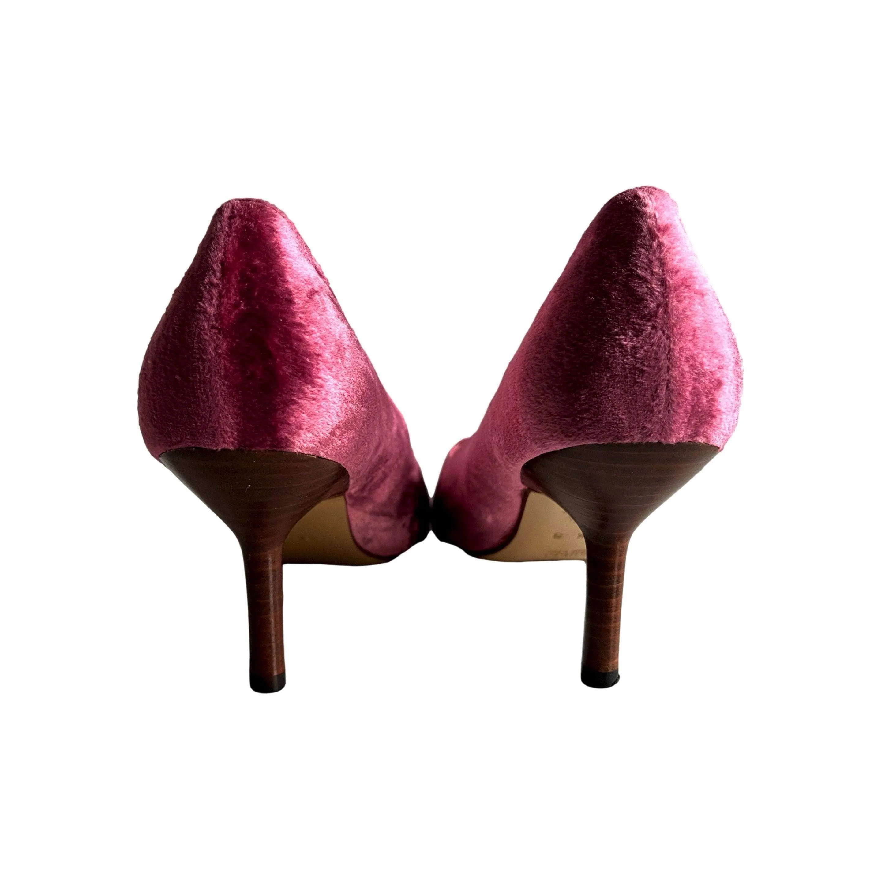 Gucci Pink Velvet Heels