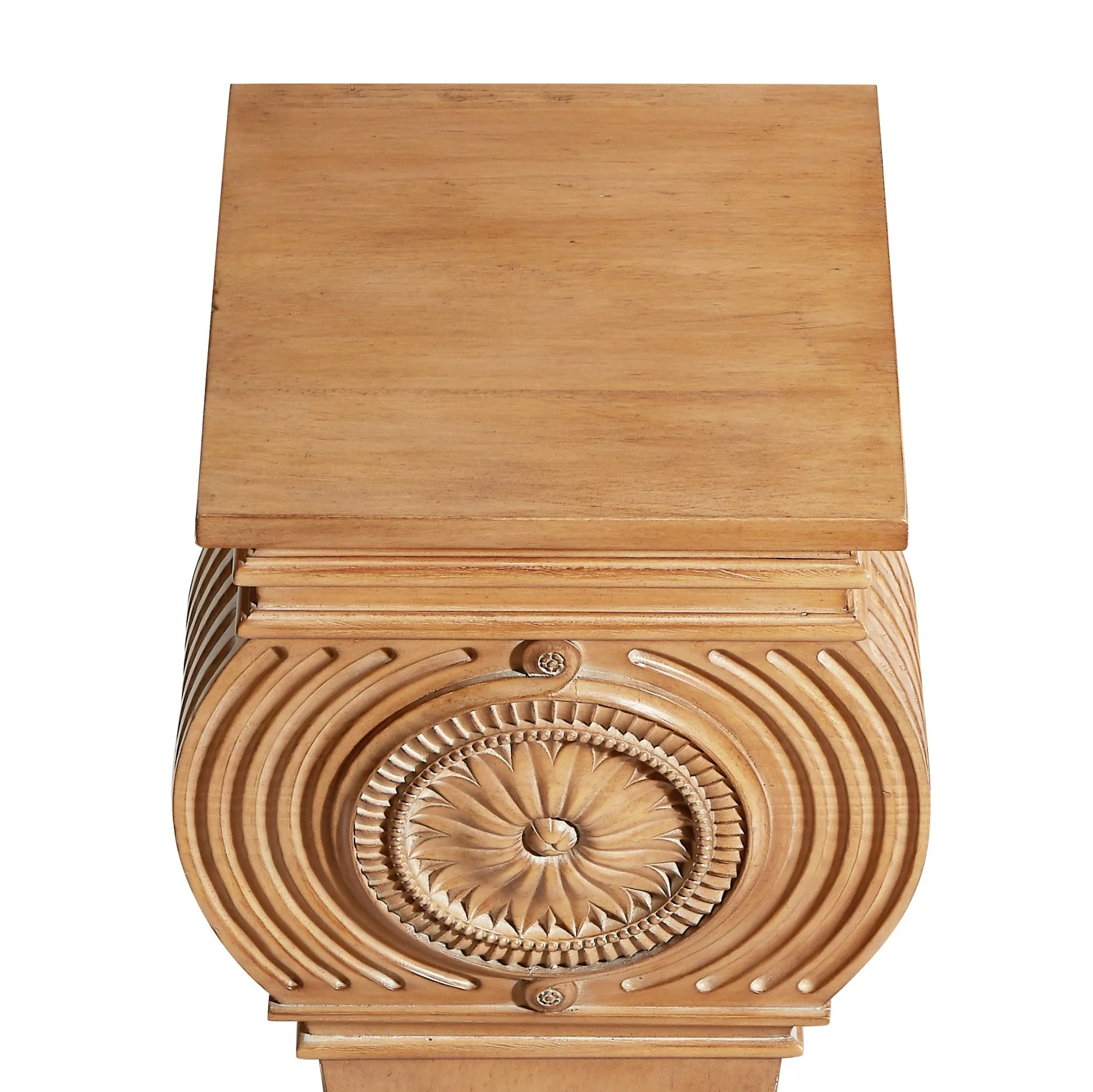 Gustave Pedestal (Washed Pine)