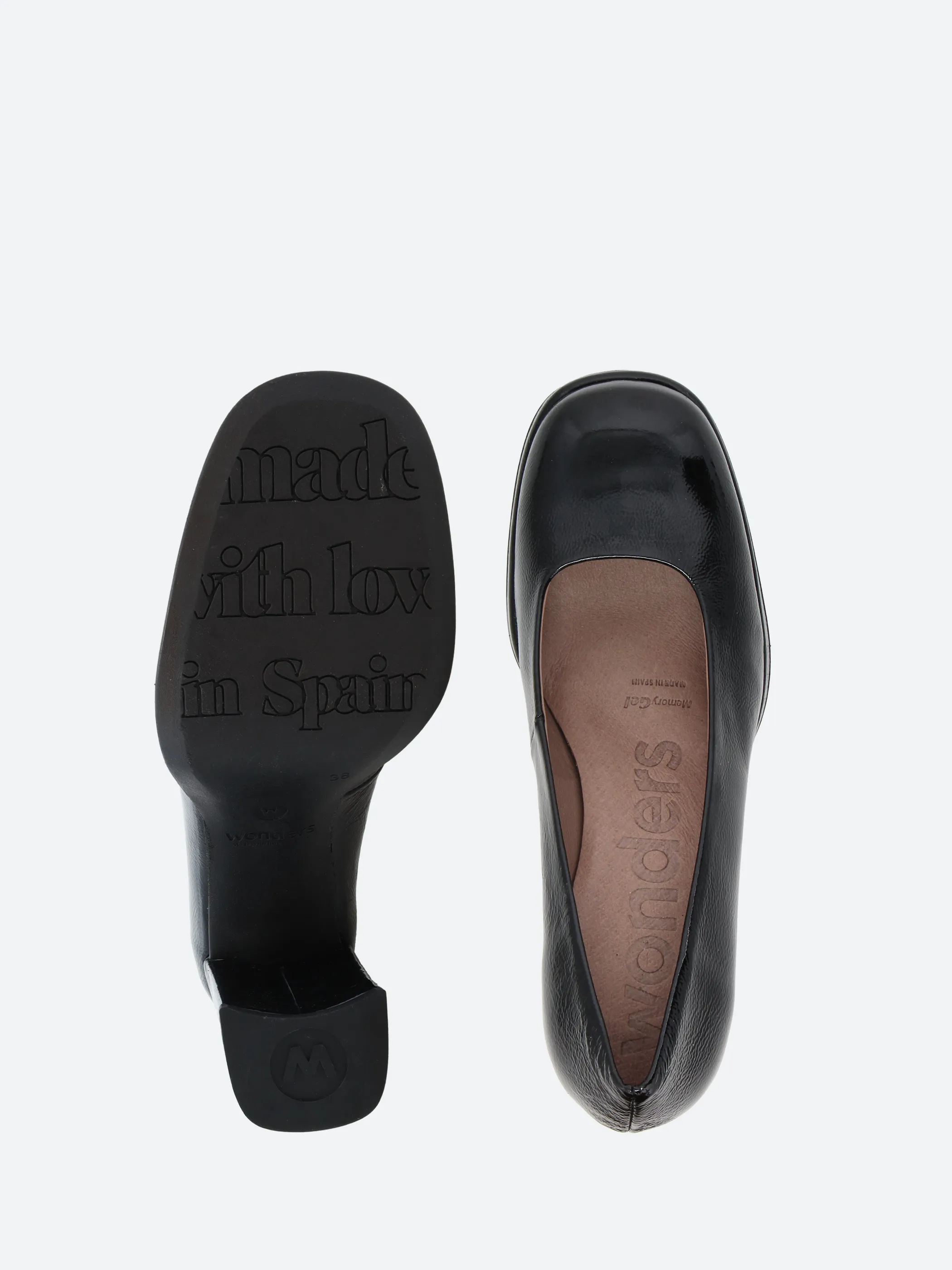 H-5921 Square Toe Platform Heel