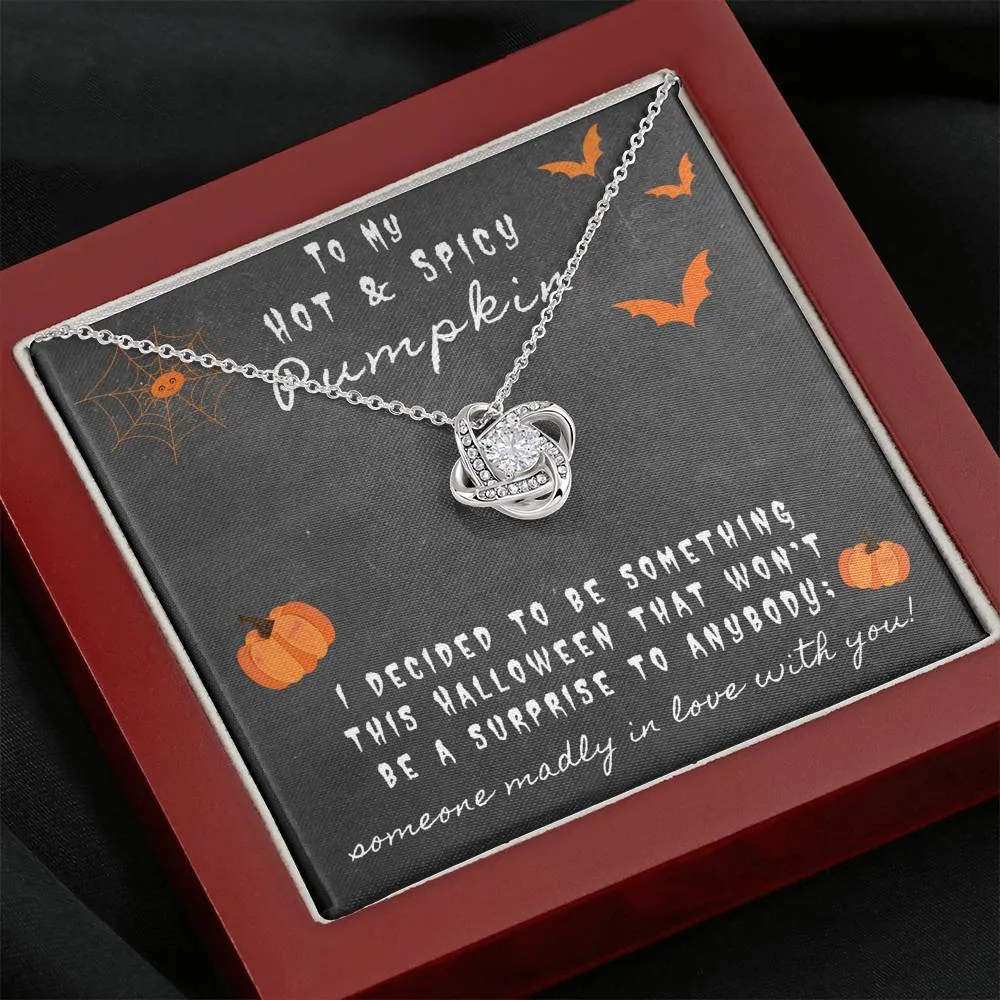 Halloween Gift For Women- Love Knot Necklace - Hot & Spicy