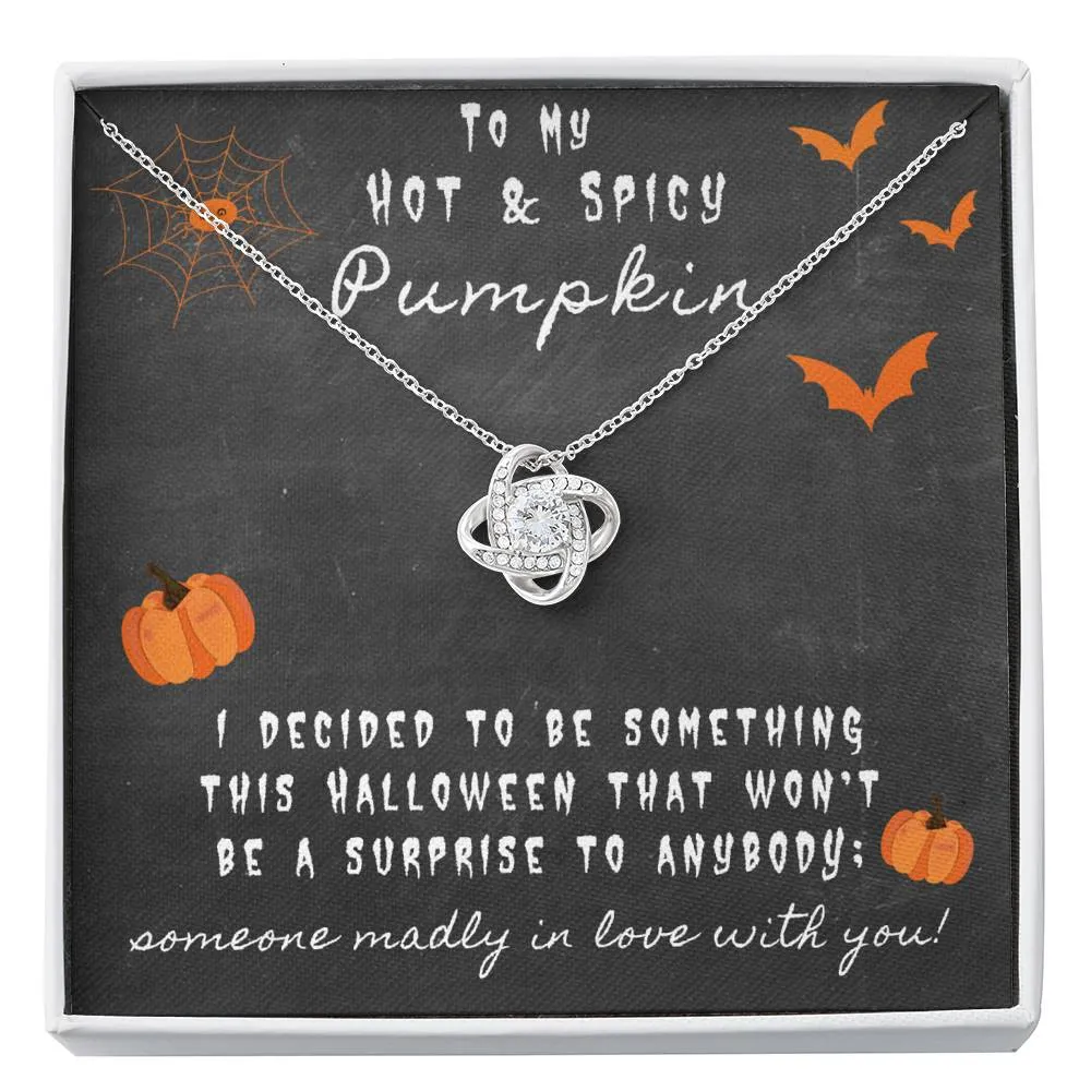 Halloween Gift For Women- Love Knot Necklace - Hot & Spicy