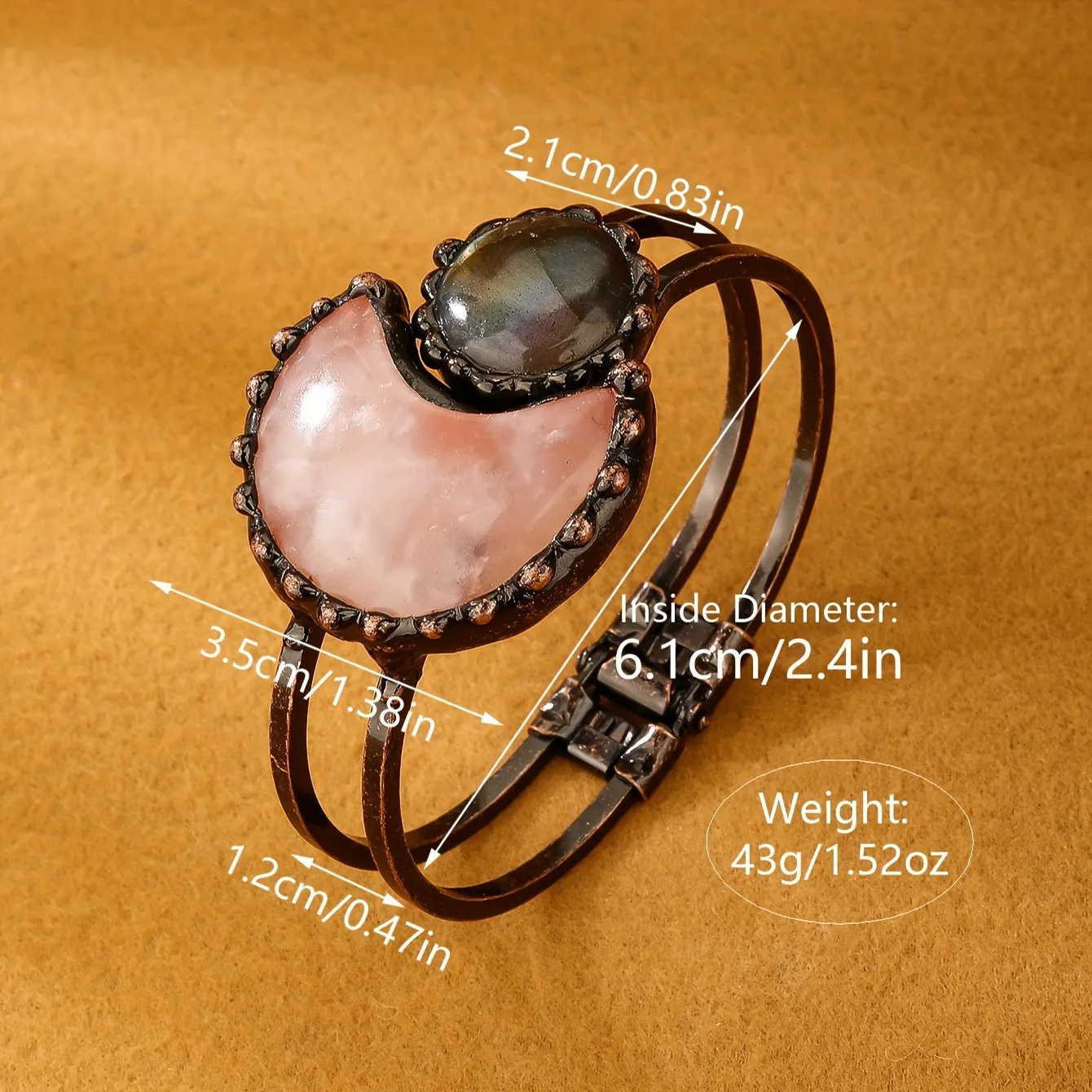 Handcrafted Natural Stone Bangle