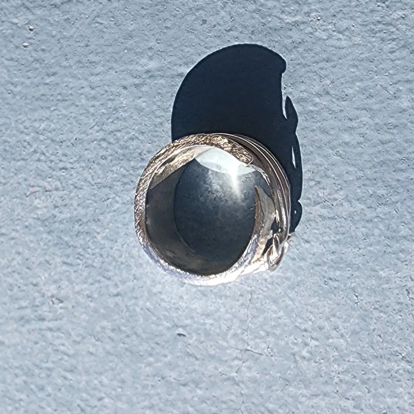 Handmade .925 Sterling Silver Spinner Ring – Double Love Knot Design, Bold & Unforgettable