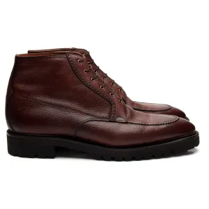 'Haring' Brown Grain Leather Boots UK 10.5