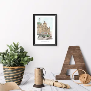 'Harrods' London Knightsbridge Wall Print
