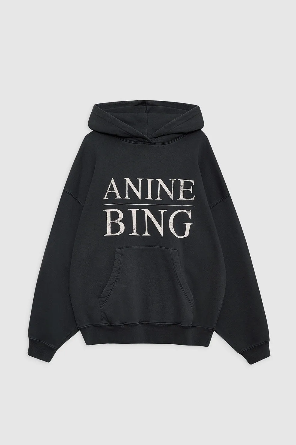 Harvey Sweatshirt Serif - Vintage Black