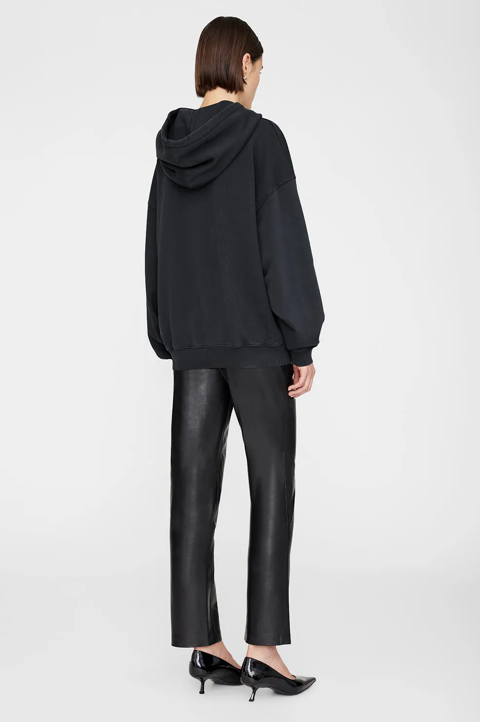 Harvey Sweatshirt Serif - Vintage Black