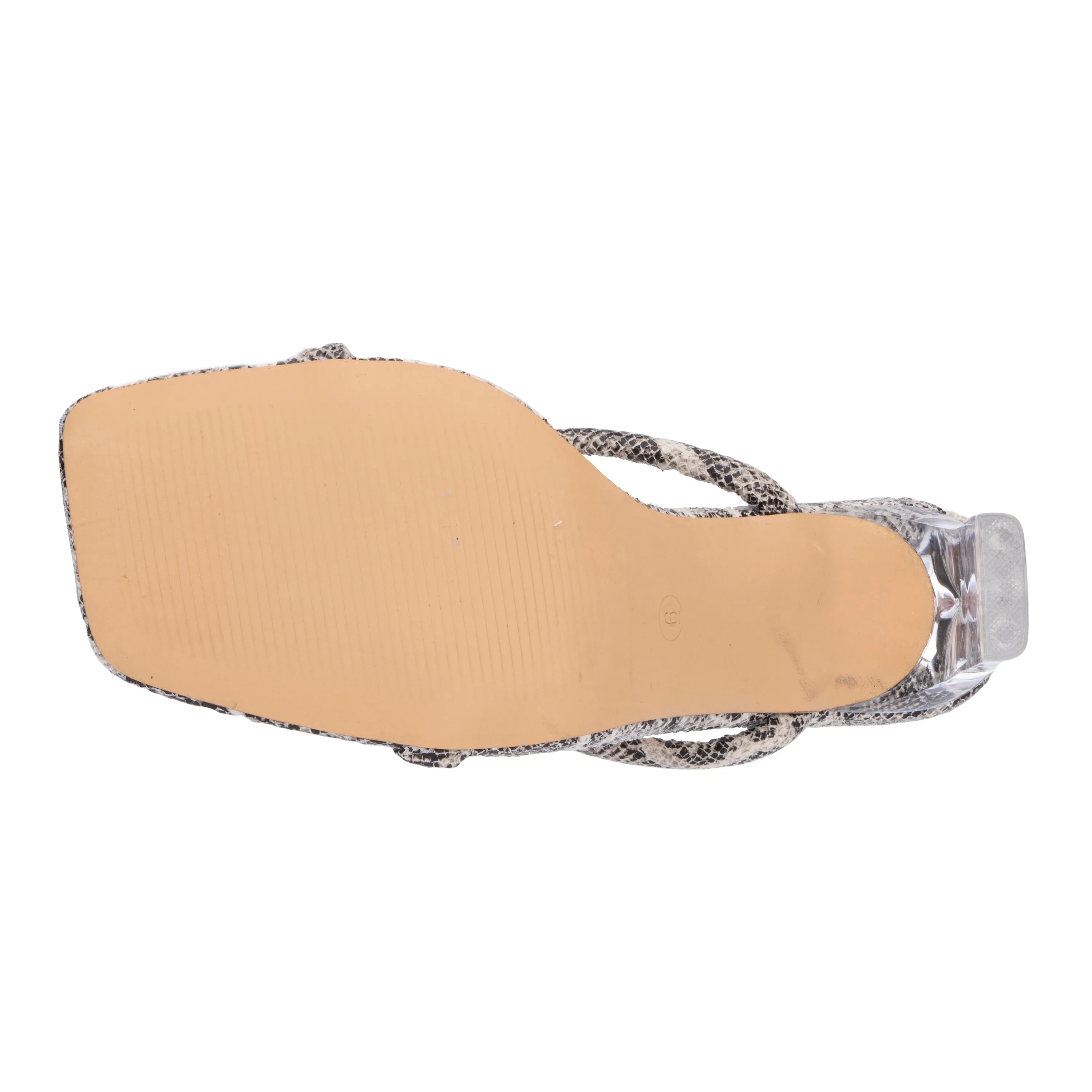 Holly Lucite Heel Sandals