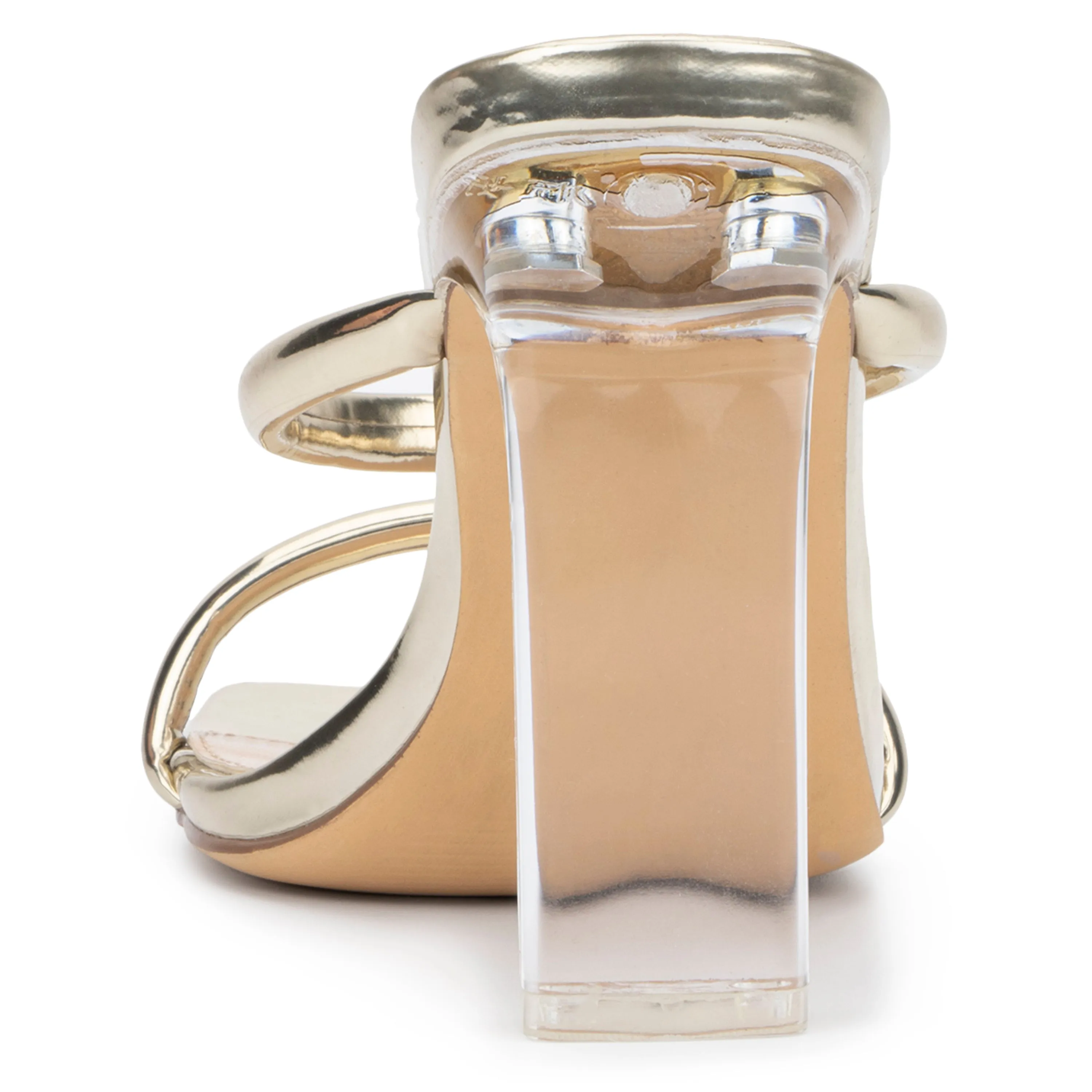 Holly Lucite Heel Sandals