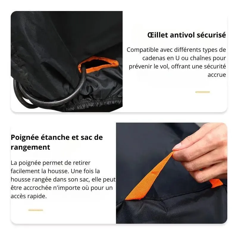 Housse moto extérieure premium