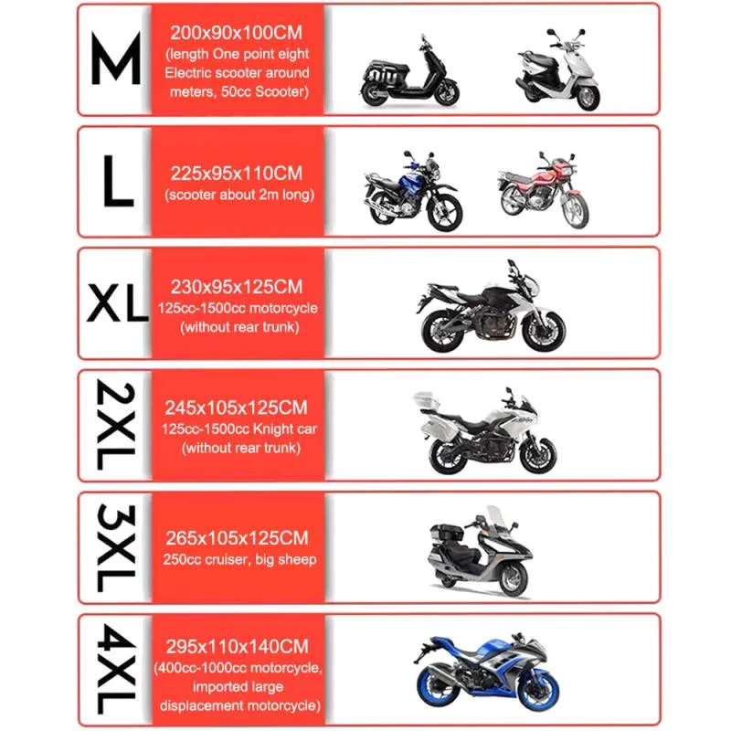 Housse protection moto