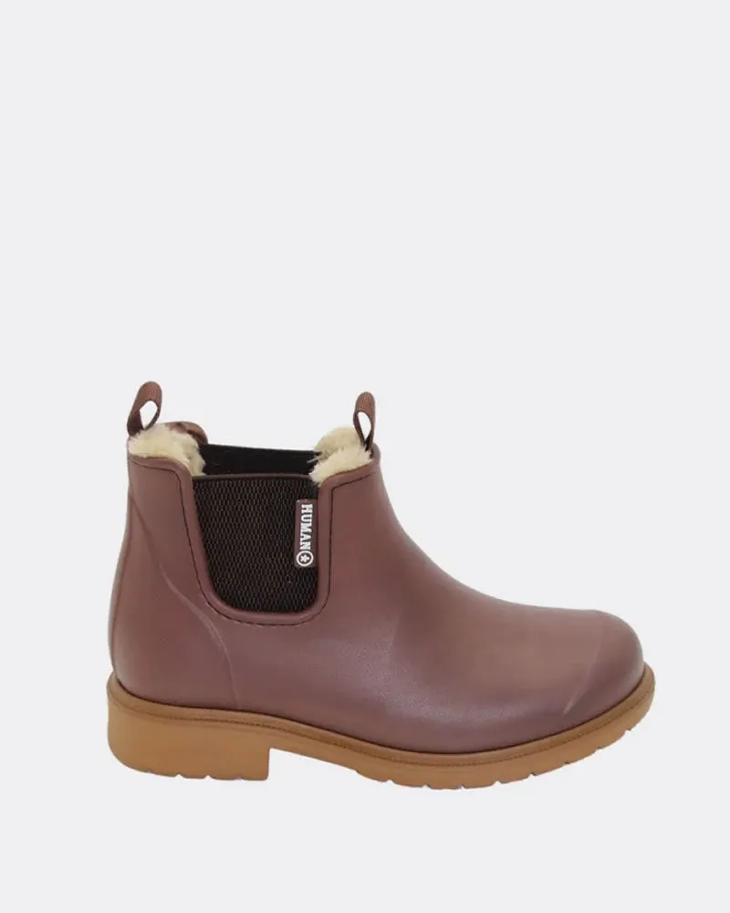 Human Shoes Cooma Chocolate Eva Boots