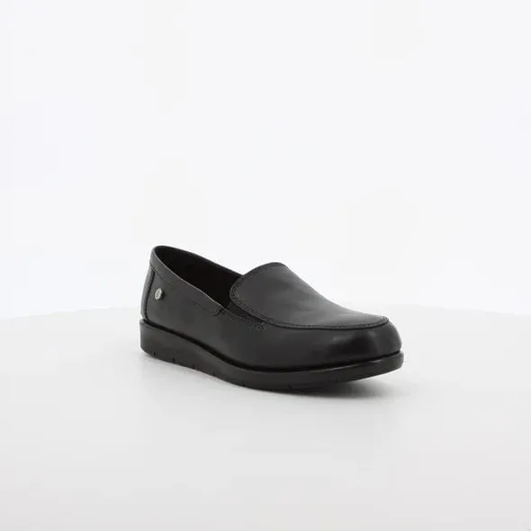 Hush Puppies Thea  Cow Tumble Leather Black