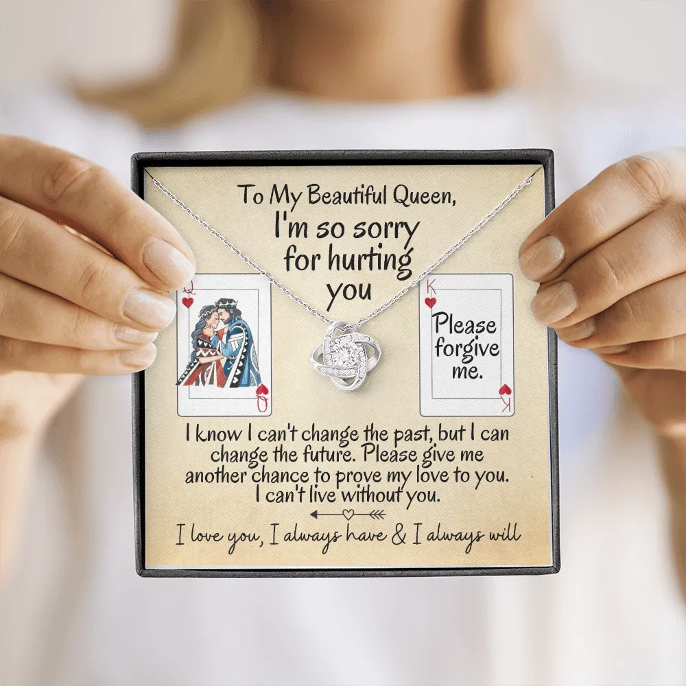 I'm So Sorry for Hurting You | Love Knot Necklace