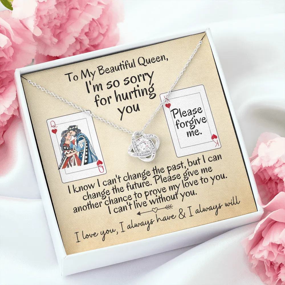 I'm So Sorry for Hurting You | Love Knot Necklace